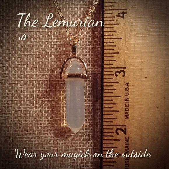 Natural Opalite Chakra Boho Gypsy Necklace - Picture 5 of 7